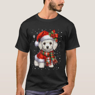 T-shirt Chien de Noël Caniche