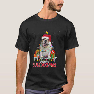 T-shirt Chien de Noël Chien de Noël Chien Père Noël Garçon