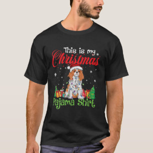 T-shirt Chien de Noël de Noël du roi Charles d'Espagne