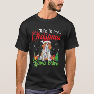T-shirt Chien de Noël de Noël du roi Charles d'Espagne