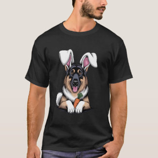 T-shirt Chien de Pâques Chasse aux œufs de Pâques Oreilles