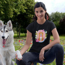 Chien de Pâques heureux Chien de Pâques