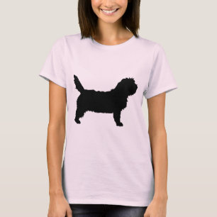 T-shirt Chien de PBGV (noir)