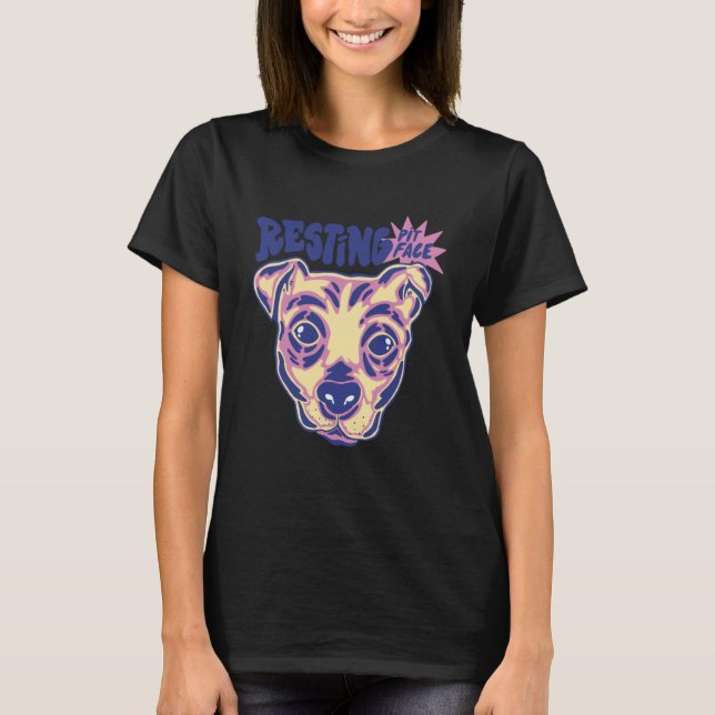 T-shirt Chien de Pitbull (Devant)
