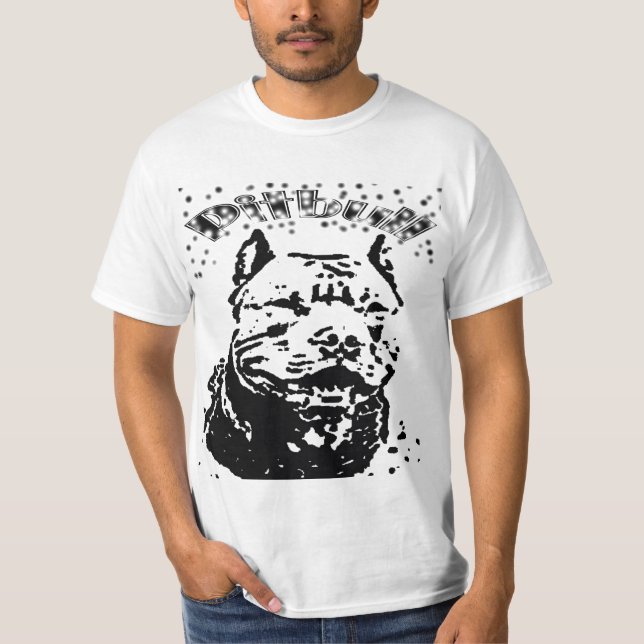 T-shirt Chien de Pitbull (Devant)