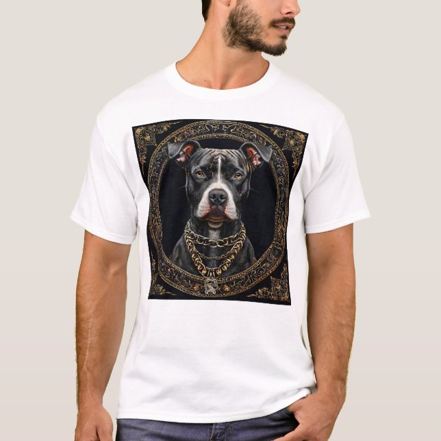 T-shirt Chien de Pitbull (Devant)