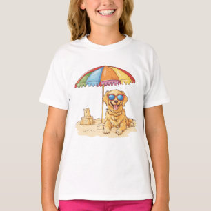 T-shirt Chien de plage Golden Retriever