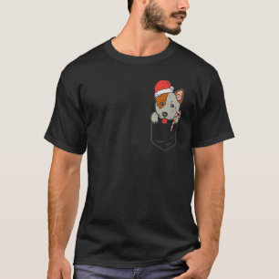 T-shirt Chien de poche australien Heeler Père Noël Christm