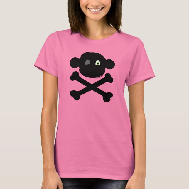 T-shirt Chien de poche de Zombie (Devant)
