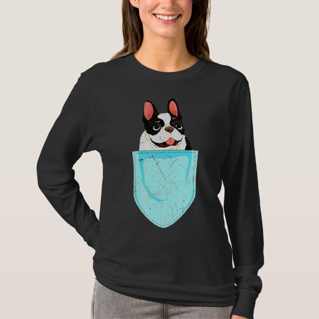 T-shirt Chien de poche français (Devant)