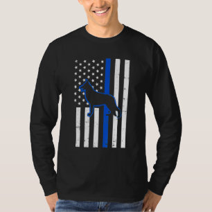 T-shirt Chien de police berger allemand K9 Patriotique