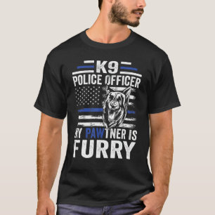 T-shirt Chien de police K 9 Berger allemand Police K 9