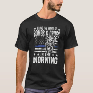 T-shirt Chien de police K 9 Berger allemand Police K 9