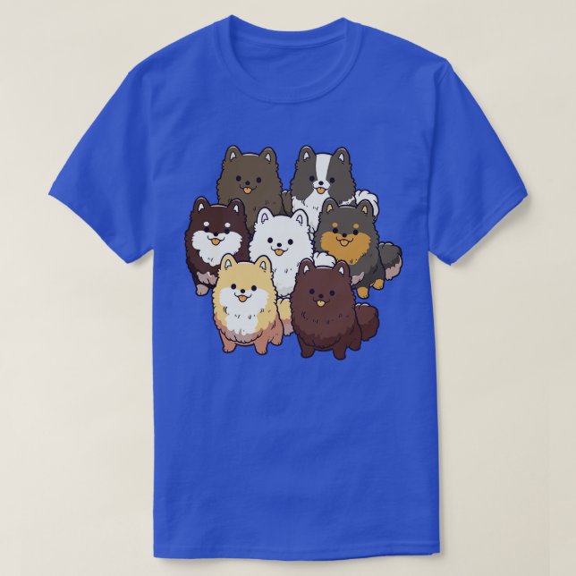 T-shirt Chien de Poméranie (Design devant)