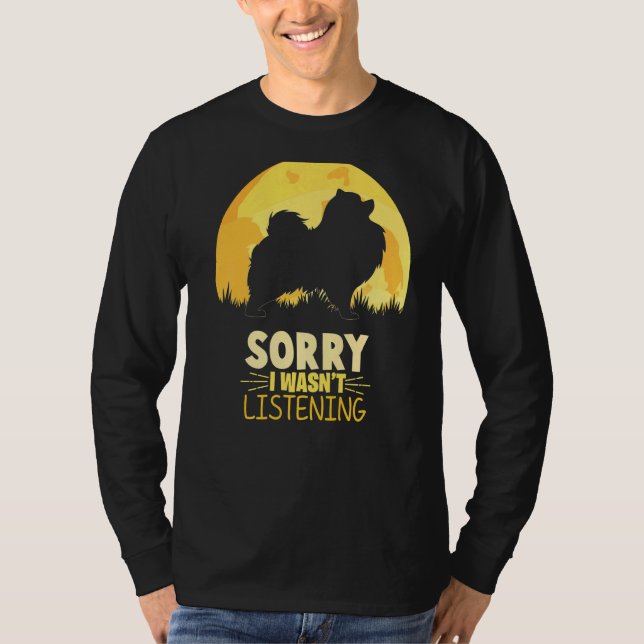 T-shirt Chien de Poméranie Rétro (Devant)