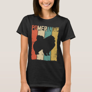 T-shirt Chien de Poméranie Vintage Retro