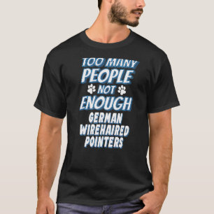 T-shirt Chien de race À poils durs allemand antisocial