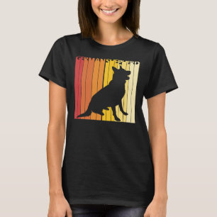 T-shirt Chien de race allemande Silhouette
