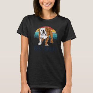 T-shirt Chien de race anglaise britannique Bulldog 167