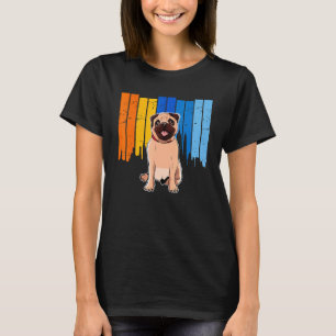T-shirt Chien de race Carlin Pug Mops Vintage Mignon