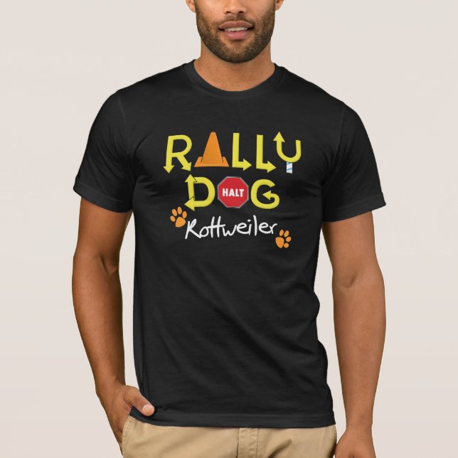 T-shirt Chien de rassemblement de rottweiler (Devant)