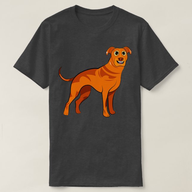 T-shirt Chien de Rhodesian Ridgeback (Design devant)