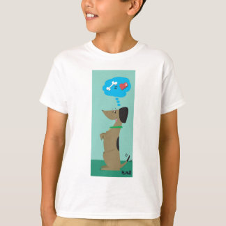 T-shirt Chien de rire bébête