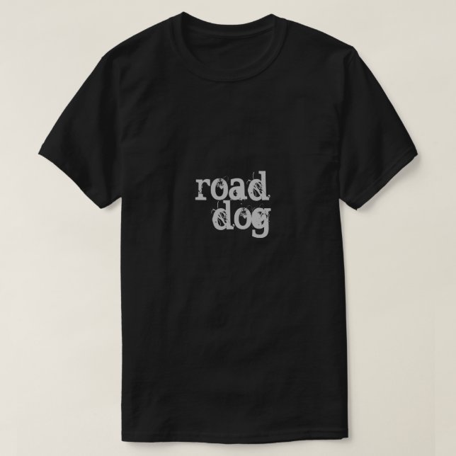 T-shirt chien de route (Design devant)