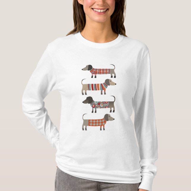 T-shirt Chien de saucisse Dachshund (Devant)
