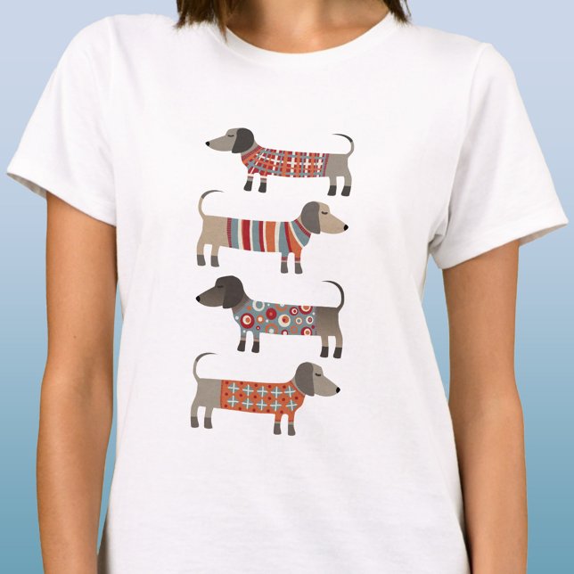 T-shirt Chien de saucisse Dachshund (Dachshund sausage or wiener dog fun t-shirt)