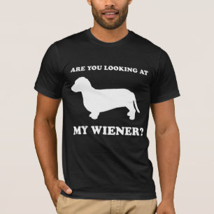 T-SHIRT CHIEN DE SAUCISSE : REGARDEZ MA SAUCISSE