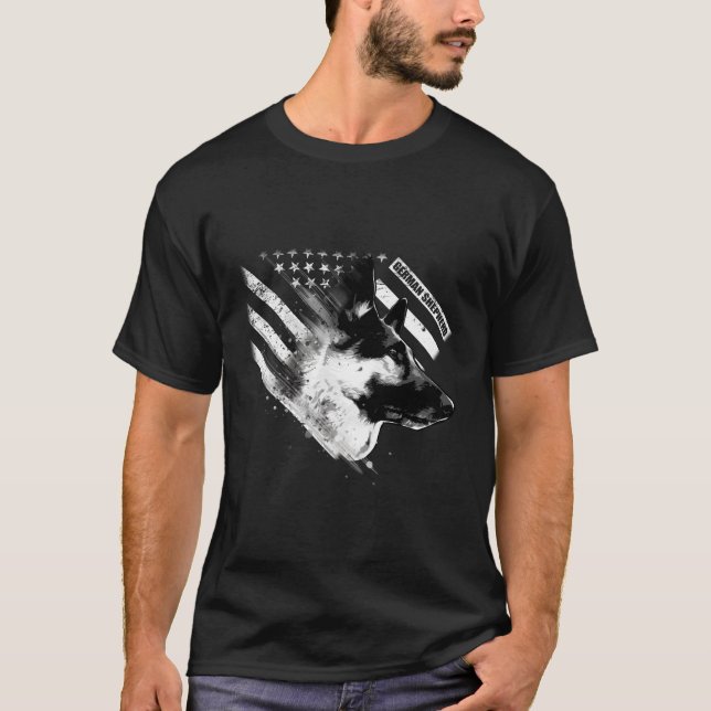 T-shirt Chien de service berger allemand (Devant)