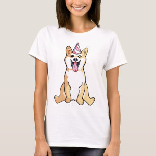 T-shirt Chien de Shiba Inu dessinant la chemise de la