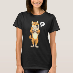T-shirt Chien de Shiba Inu têtu