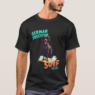 T-shirt Chien de surf allemand à poil court Cool