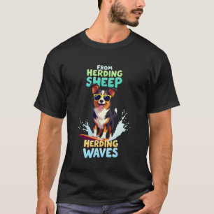 T-shirt Chien de surf australien cool
