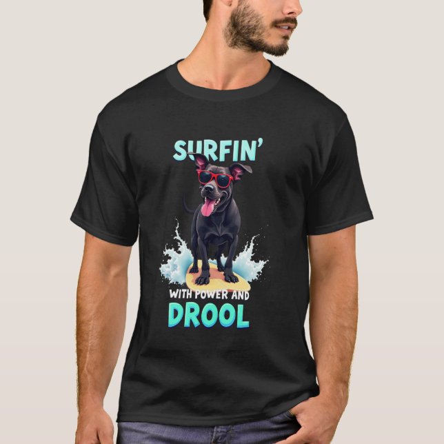 T-shirt Chien de surf Cane Corso cool (Devant)