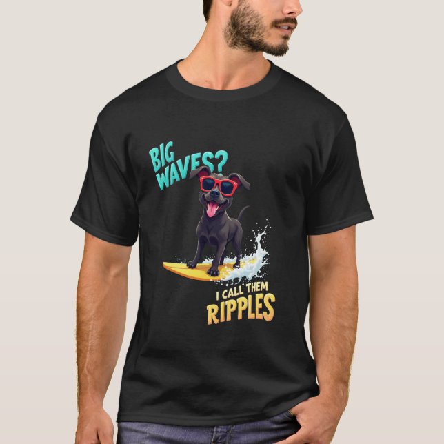 T-shirt Chien de surf Cool Cane Corso (Devant)