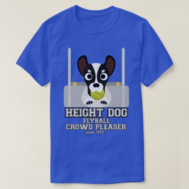 T-shirt chien de taille (Design devant)