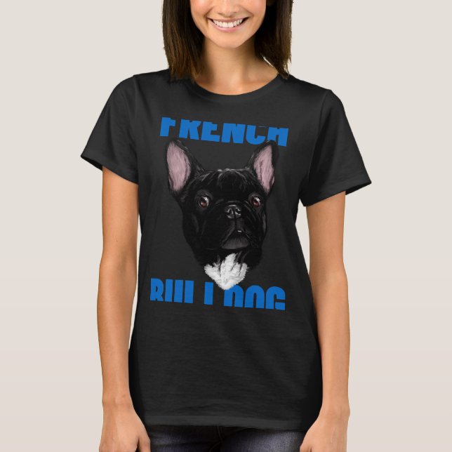 T-shirt Chien de taureau français (Devant)