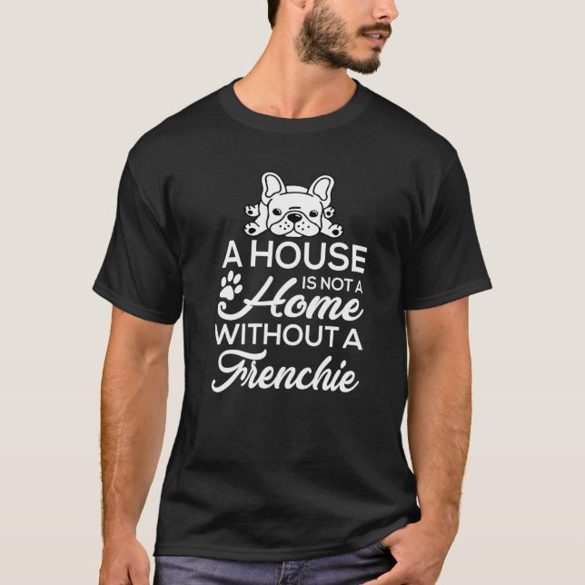 T-shirt Chien de taureau français Hommes Femmes Chien fran (Devant)