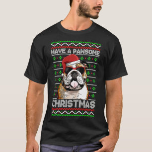 T-shirt Chien de taureaux Drôle Pawsome Noël