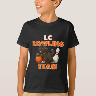 T-shirt Chien de Terre-Neuve drôle de bowling