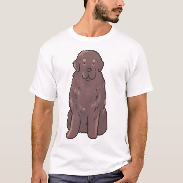 T-shirt Chien de Terre-Neuve Magic (Devant)