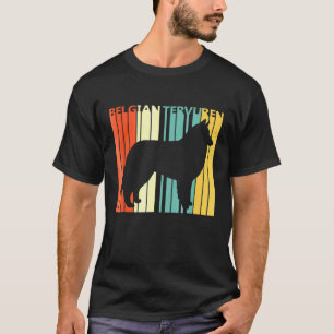 T-shirt Chien de Tervuren en Belgique vintage