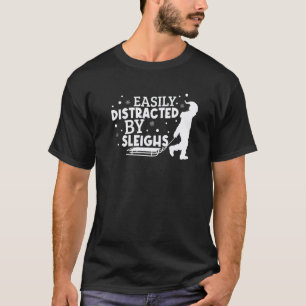 T-shirt Chien de traîneau husky d'Alaska course et mushing