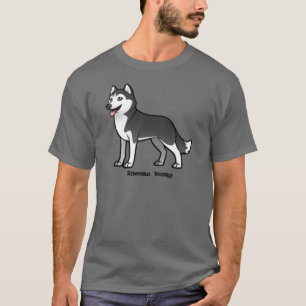 T-shirt Chien de traîneau sibérien