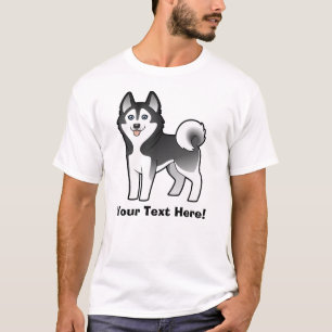 T-shirt Chien de traîneau sibérien de bande