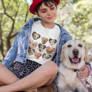 T-shirt Chien de Valentine Golden Retriever