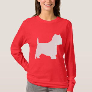 T-shirt Chien de Westie (blanc)